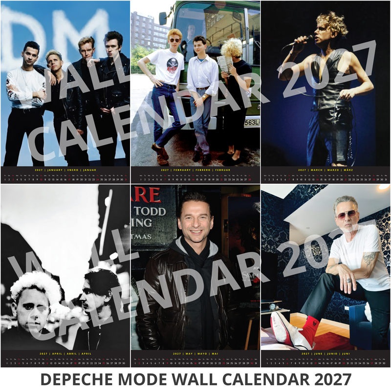 Nástěnný kalendář Depeche Mode 2027