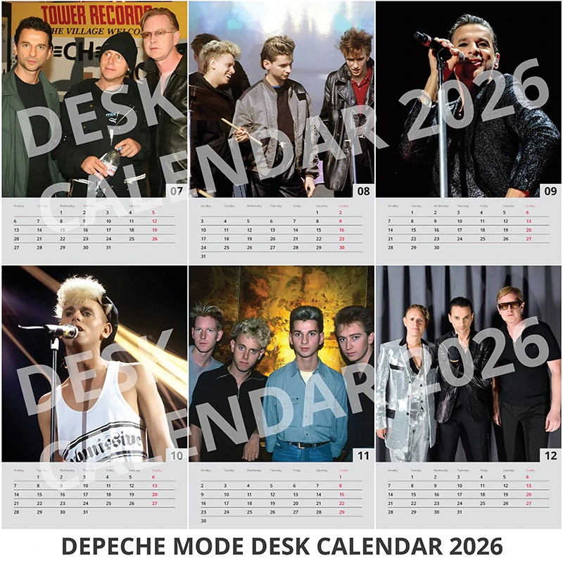 Stolní kalendář Depeche Mode 2026