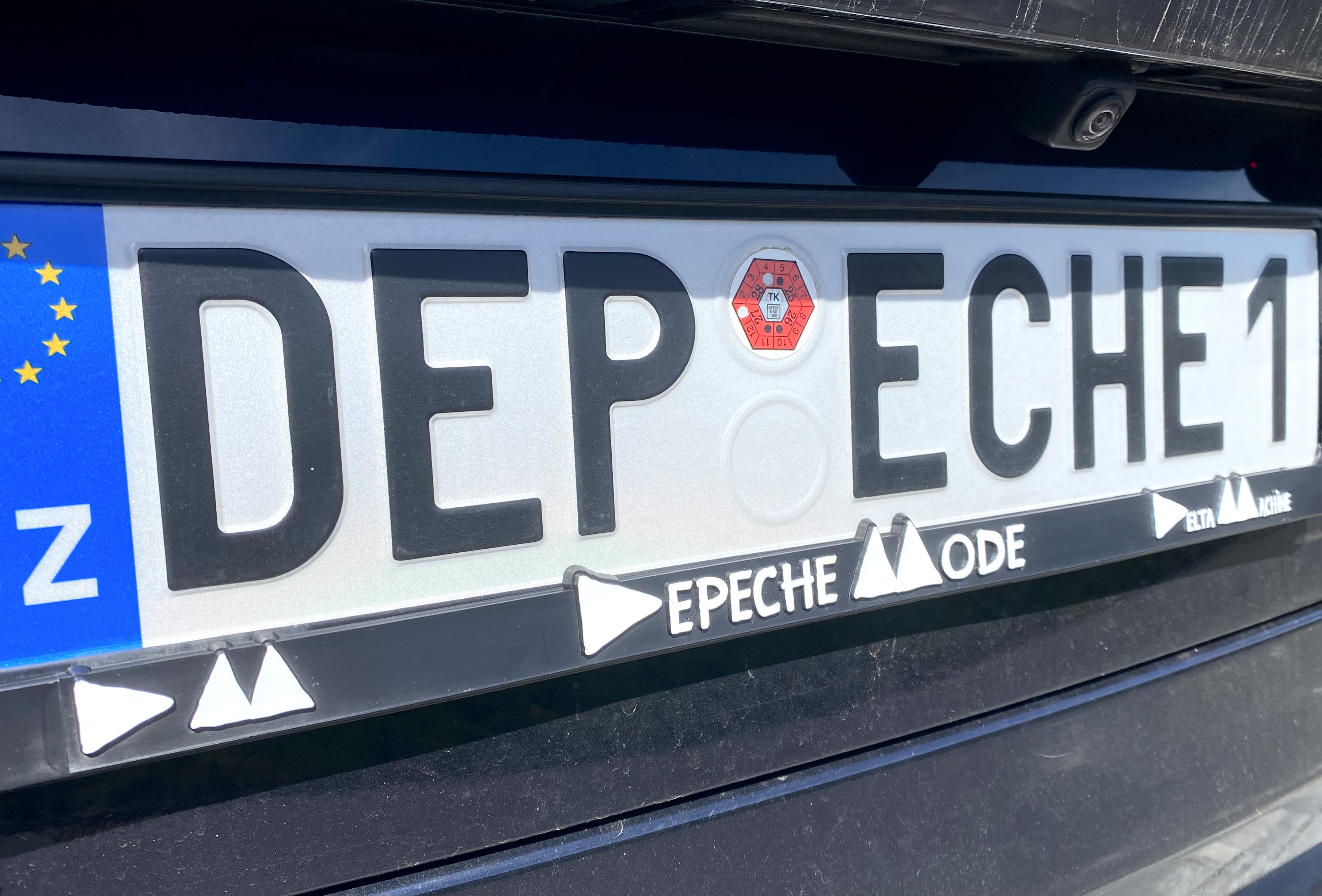 3D PODLOŽKA SPZ Depeche Mode Delta Machine