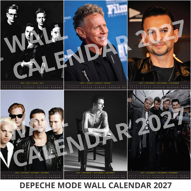 Nástěnný kalendář Depeche Mode 2027