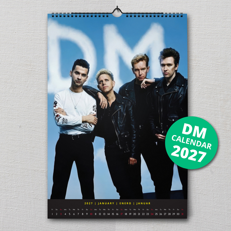 Nástěnný kalendář Depeche Mode 2027