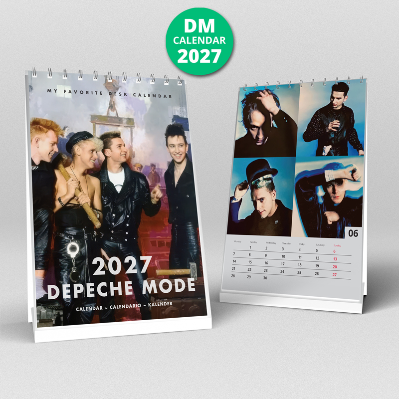 Sada kalendářů Depeche Mode 2027 (nástěnný + stolní)
