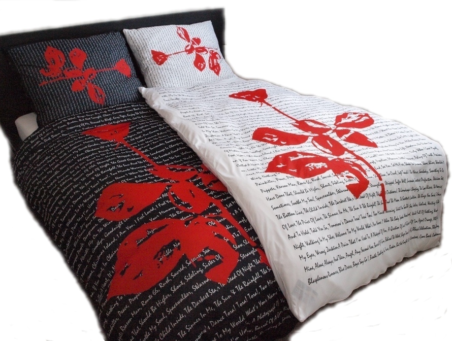 Ložní povlečení Depeche Mode Rose black